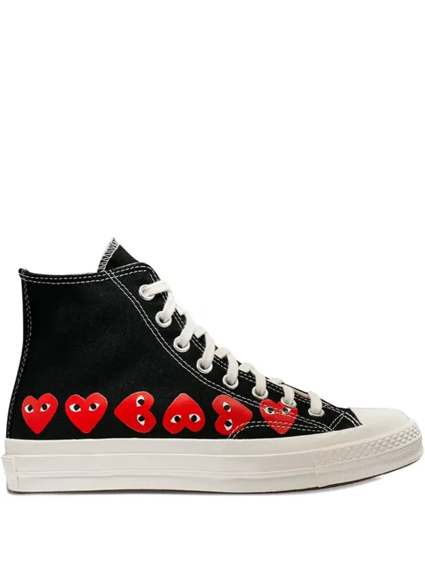 Comme Des Garçons Play x Converse Chuck Taylor 70 Multi Heart sneakers – Black (AZK127051)