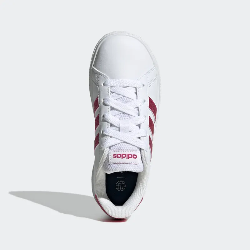 Adidas Grand Court Lifestyle Tennis Lace-Up Cloud White / Team Real Magenta / Cloud White (GY4764)