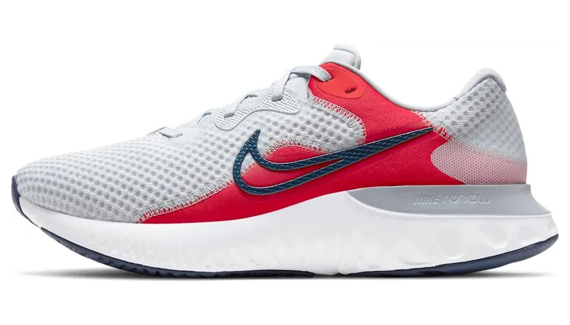Nike Renew Run 2 Pure Platinum Chile Red (CU3504-008)