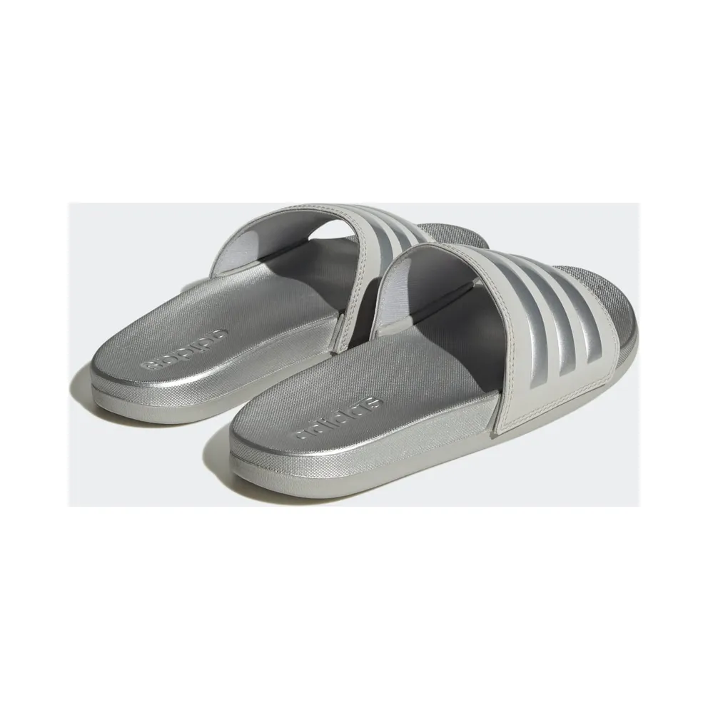 Adidas Adilette Comfort Slides Grey Two / Silver Metallic / Grey Two (H03619)