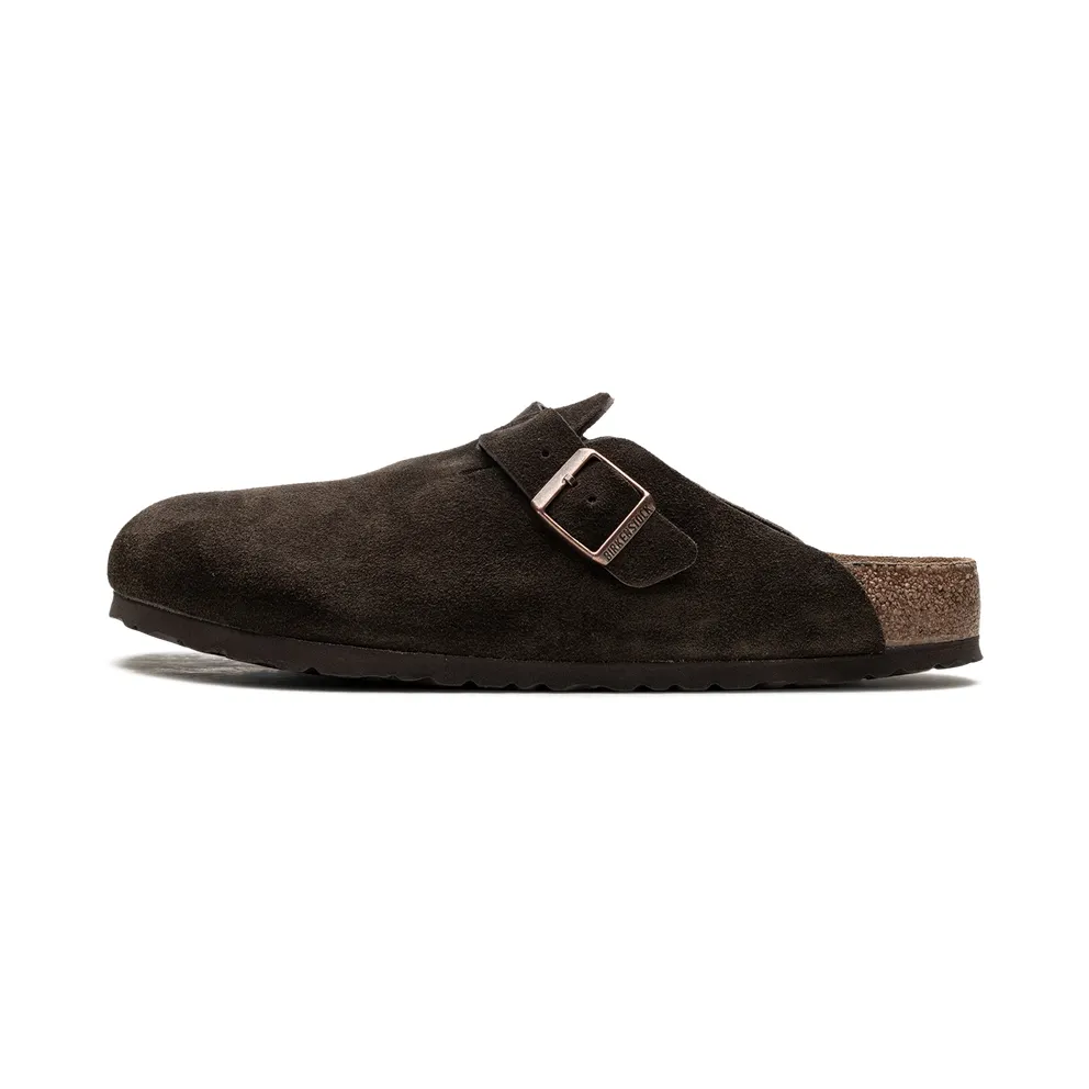 Birkenstock Boston Soft Footbed “Suede-Mocha” (0660461)