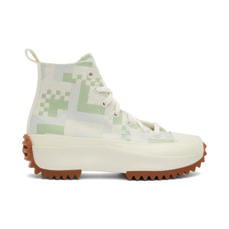 Converse Green & Blue Run Star Hike Sneakers (172715C)