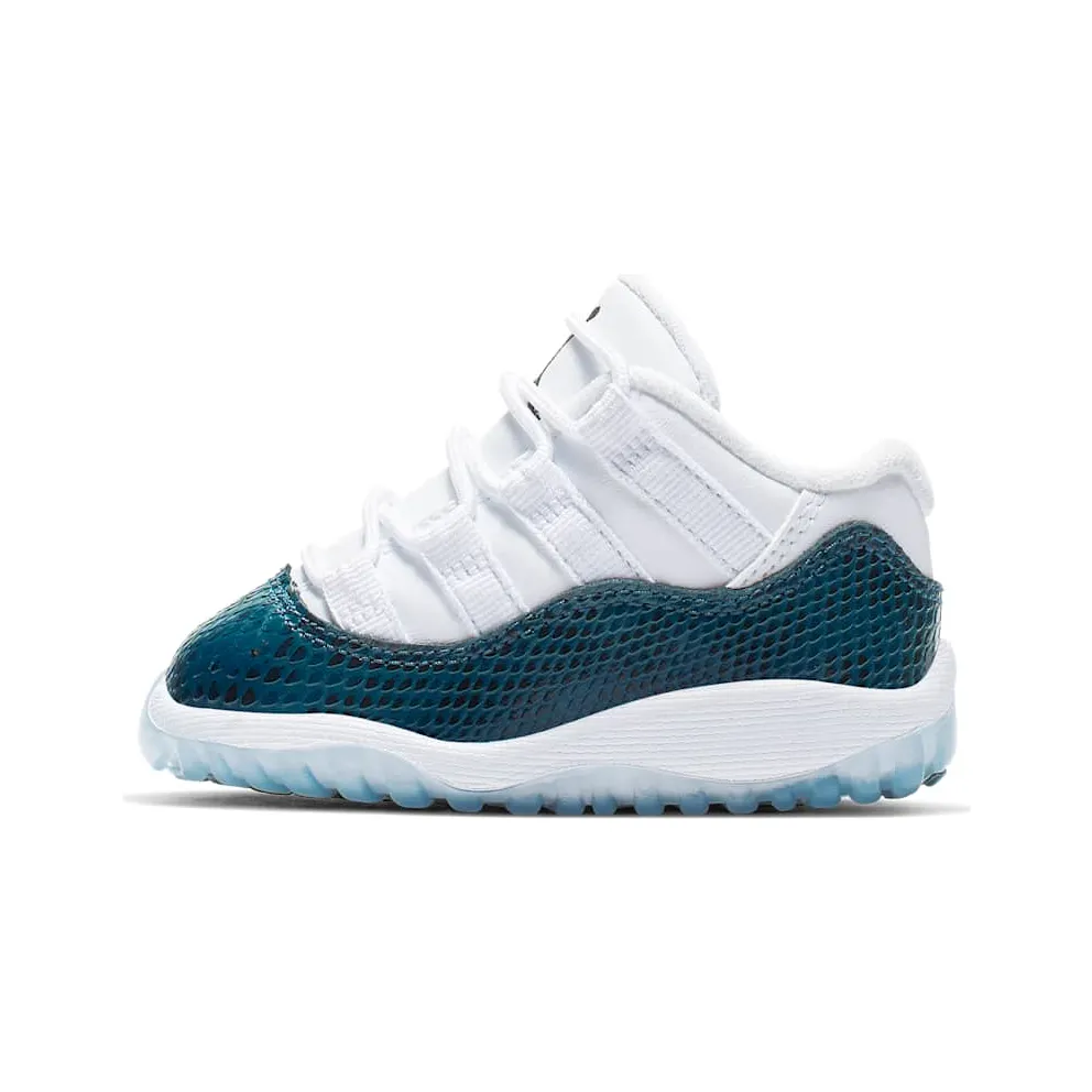 Jordan 11 Retro Low Snake Navy 2019 (TD) White/Black-Navy (CD6849-102)
