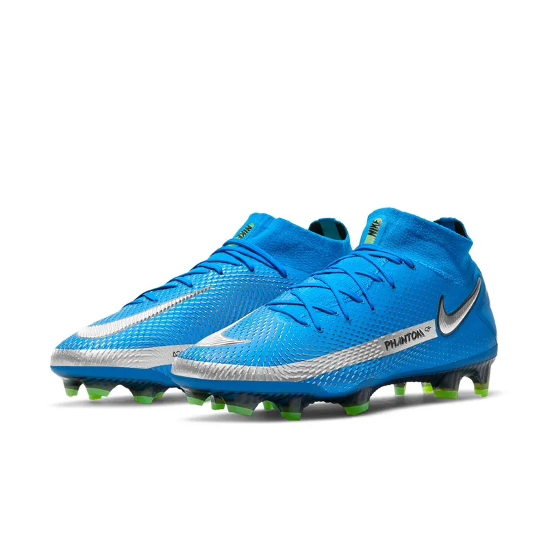 Nike Phantom GT Elite DF FG Photo Blue Metallic Silver (CW6589-400)
