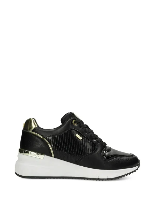 MEXX Fleur with logo-plakkaat and vlakken – Black (MXK037101W)
