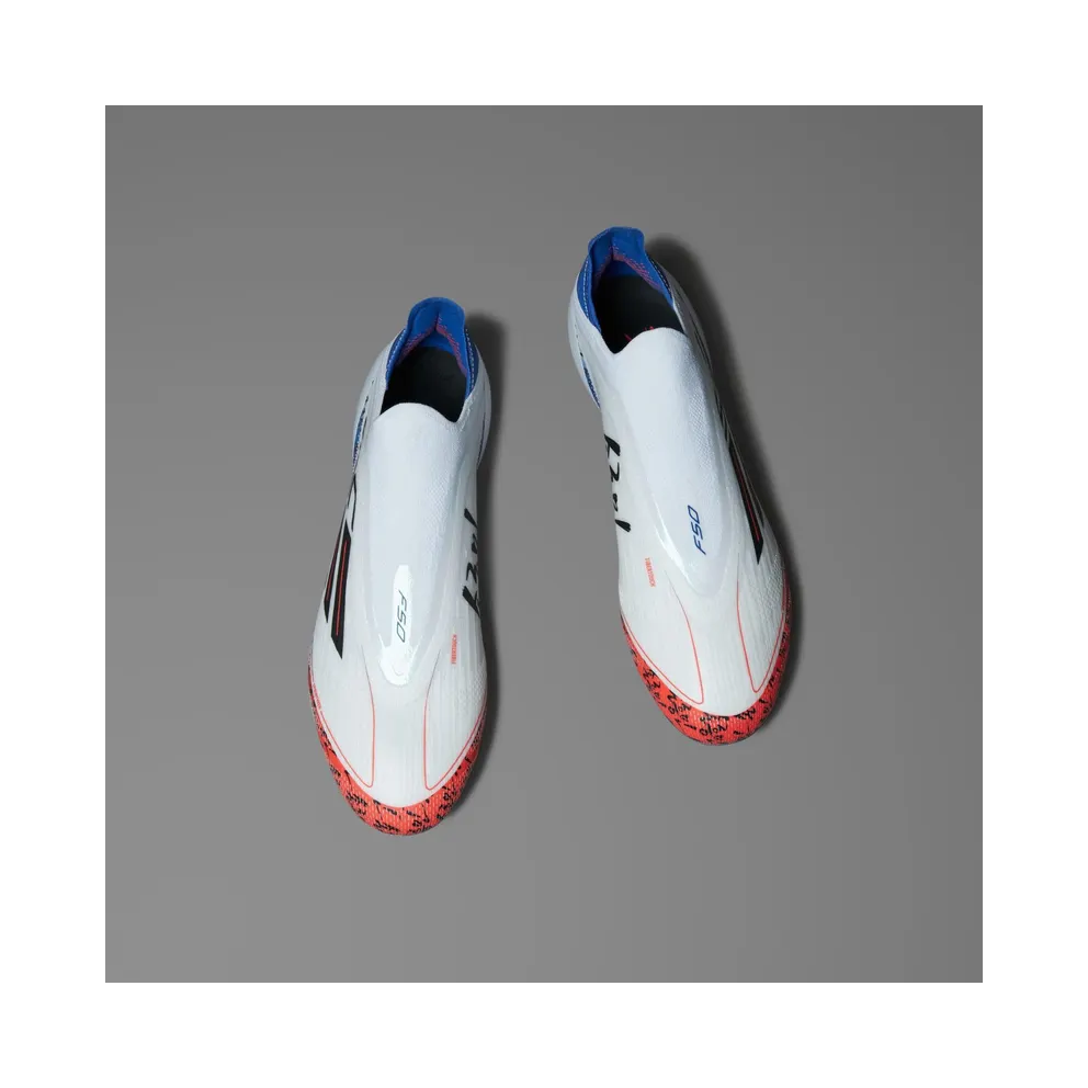 adidas F50 Elite Son Laceless Firm Ground Boots “Cloud White / Core Black / Bright Red” (JQ5071)
