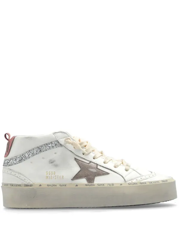 Golden Goose Mid Star Sneakers – Weiß (GWF00699F006208)