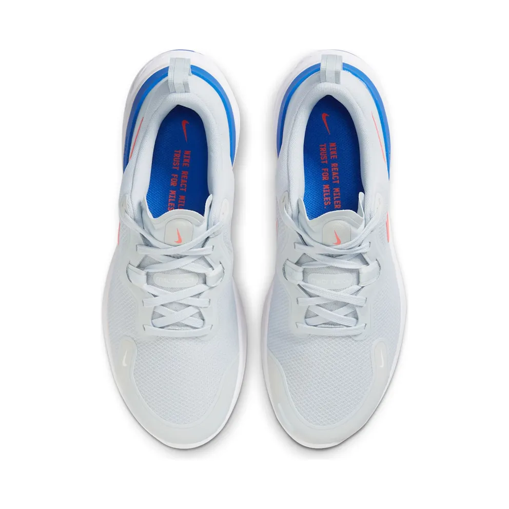 Nike React Miler Pure Platinum Pure Platinum/Racer Blue/Platinum Tint (CW1777-008)