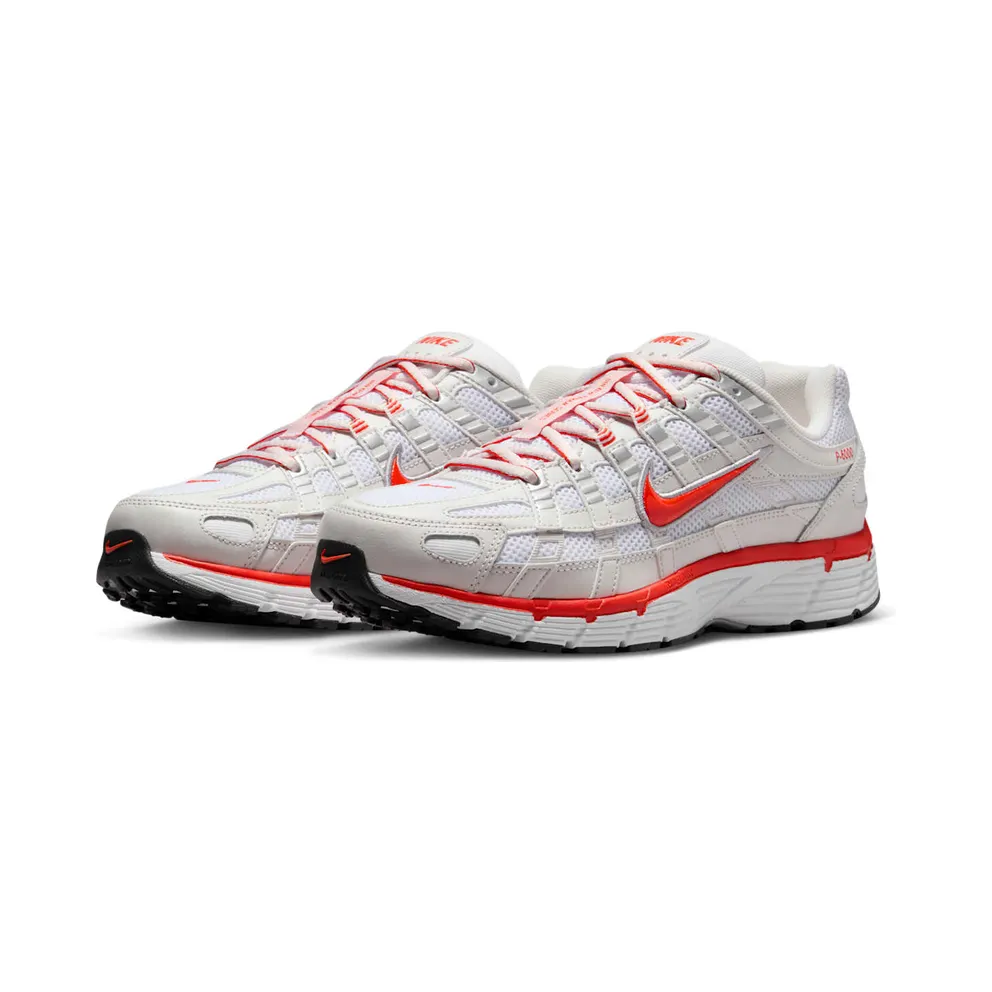 Nike P-6000 “White Platinum Tint Black Picante Red” (BV1021-107)