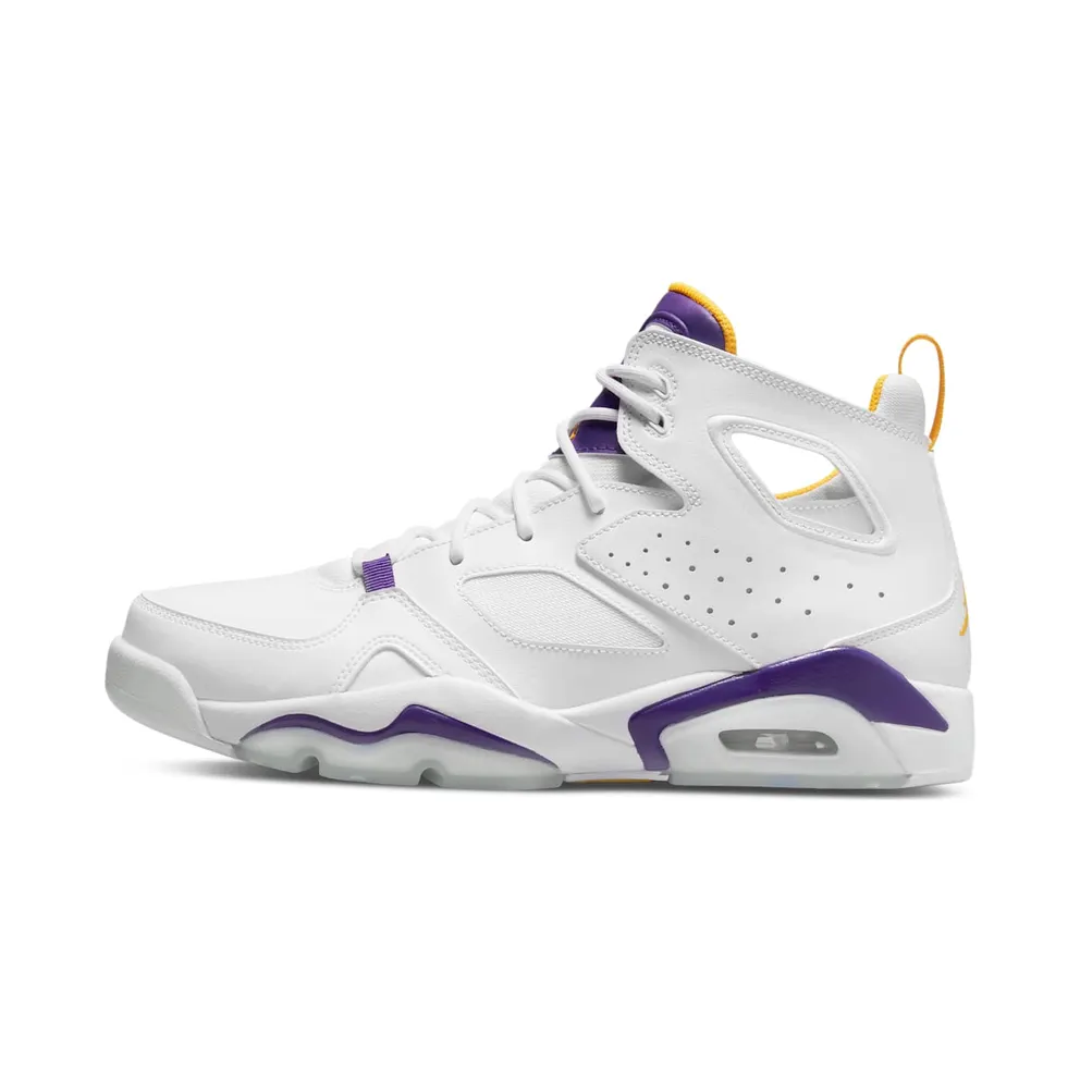 Jordan Flight Club 91 Lakers “White / Court Purple / University Gold” (DC7329-105)