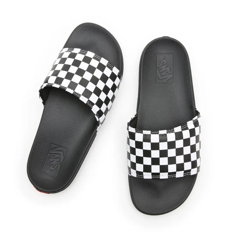 VANS Checkerboard La Costa Slide-on Shoes for Men Black – “Black / White” (VN0A5HF527I)