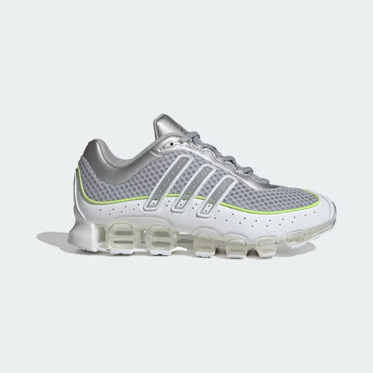 adidas Megaride “Silver Metallic / Cloud White / Solar Yellow” (JR0908)