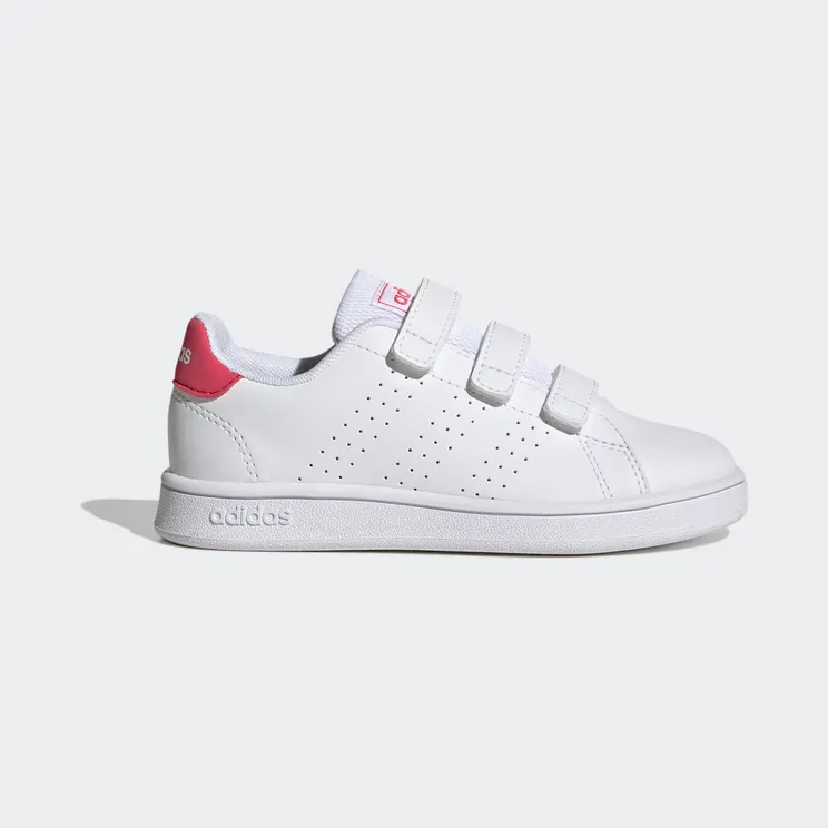 adidas Advantage Court Lifestyle Cloud White / Real Pink / Core Black (GW6495)