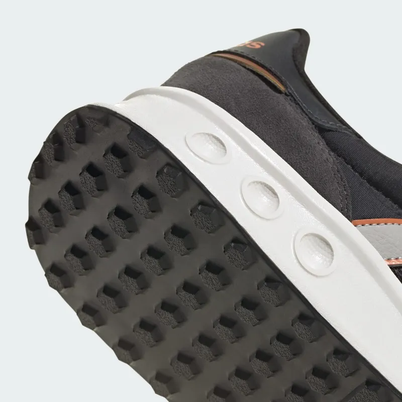 adidas Run 84 Black Grey Dusky Orange (JR7476)