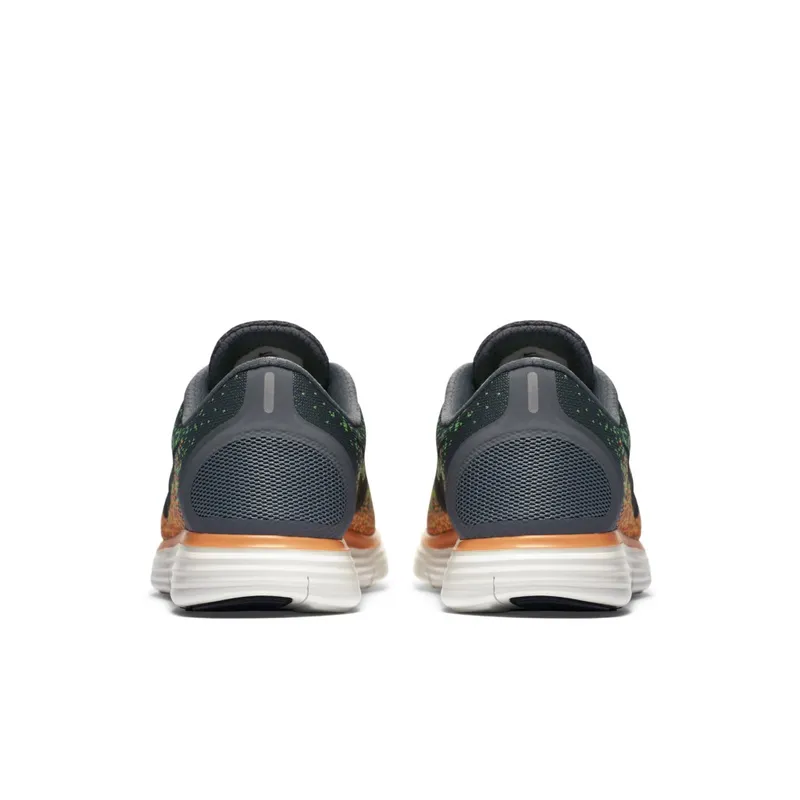 Nike  Free Run Distance Wolf Grey/Black-Green-Atomic Orange Wolf Grey/Black-Green-Atomic Orange (827115-003)