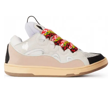 Lanvin Leather Curb White Ivory (FM-SKRK11-DRAG-A2000)
