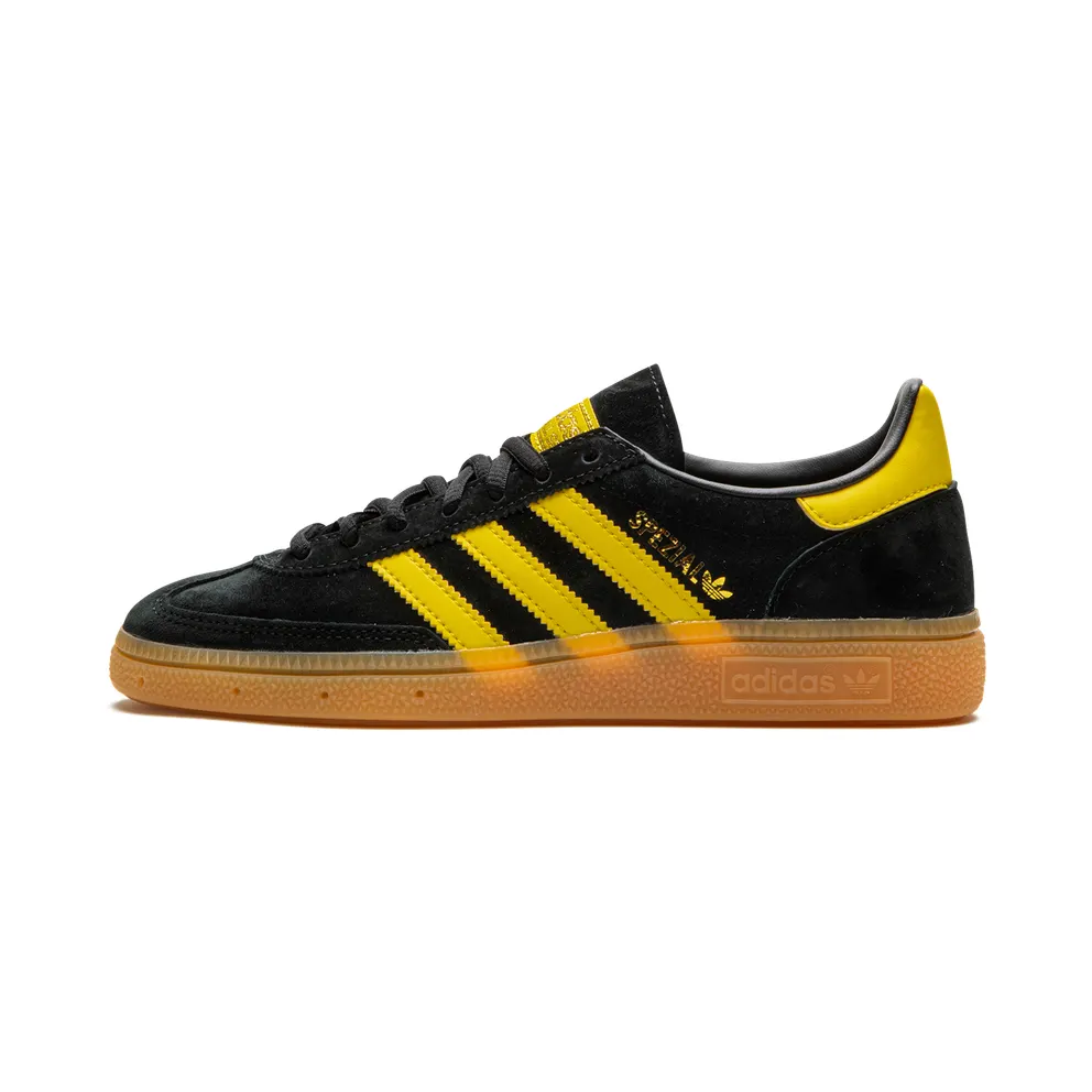 adidas Handball Spezial Schuh Core Black / Yellow / Gold Metallic (FX5676)