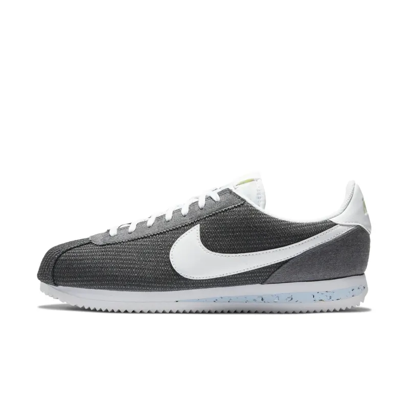Nike Classic Cortez Recycled Canvas Iron Grey/Barely Volt-White (CQ6663-001)