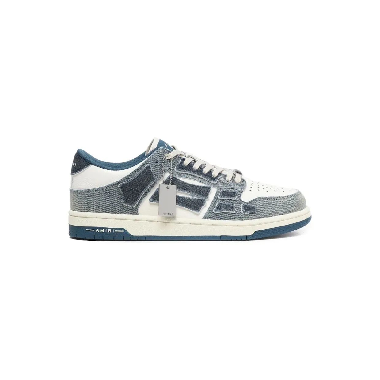 AMIRI Skel Top Low Denim Slate Blue (PF23WFS004-853)