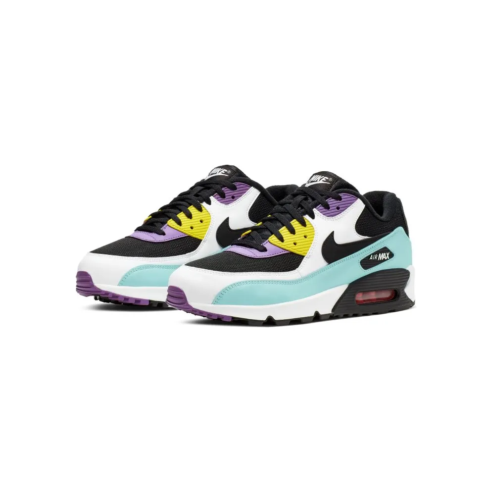 Nike Air Max 90 Black Bright Violet White Black/Bright Violet-Pink Blast-White (AJ1285-024)
