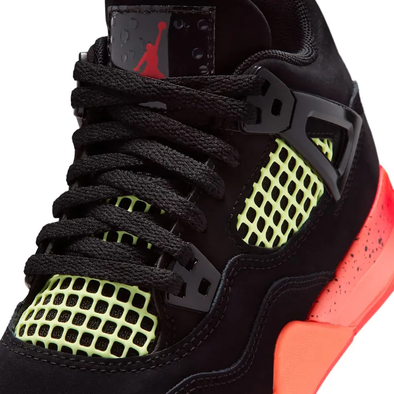 Air Jordan 4 Black/Infrared 23/Bright Mango/Barely (II1269-001)