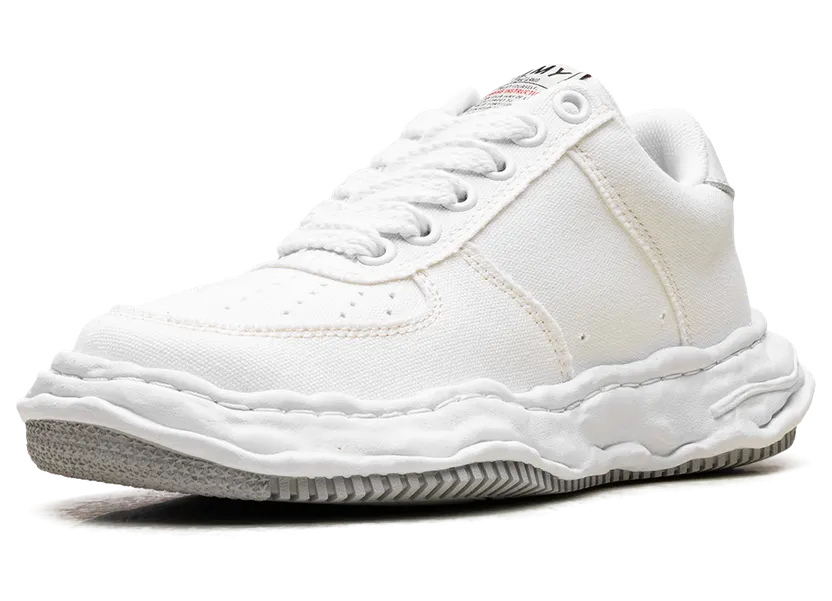 Maison Mihara Yasuhiro Wayne OG Sole Canvas Low “WHITE” (A10FW720-WHT) (3)