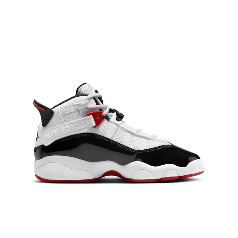 Jordan 6 Rings GS “White Varsity Red Black” (323419-164)