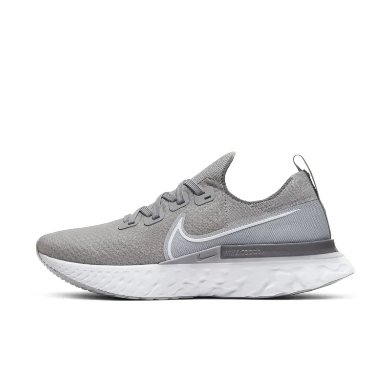 Nike React Infinity Run Flyknit Wolf Grey Wolf Grey/Cool Grey-Metallic Silver-White (CD4371-003)