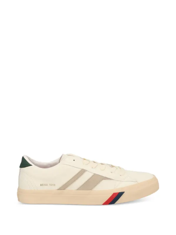 Pro-Keds Royal Classic gestreepte sneakers – Beige (RC226SLLSWH00005)
