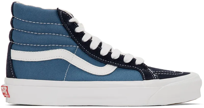 Vans Blue & Navy OG Sk8-Hi LX (VN0A4BVB5OC)