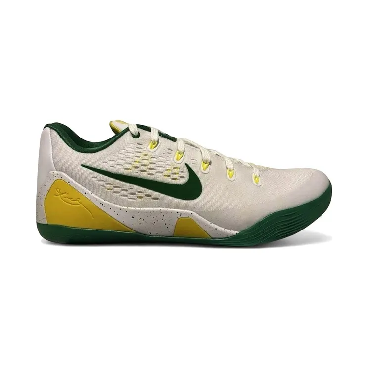 Nike Kobe 9 EM Low Protro Oregon Ducks PE White (HV57331785896)