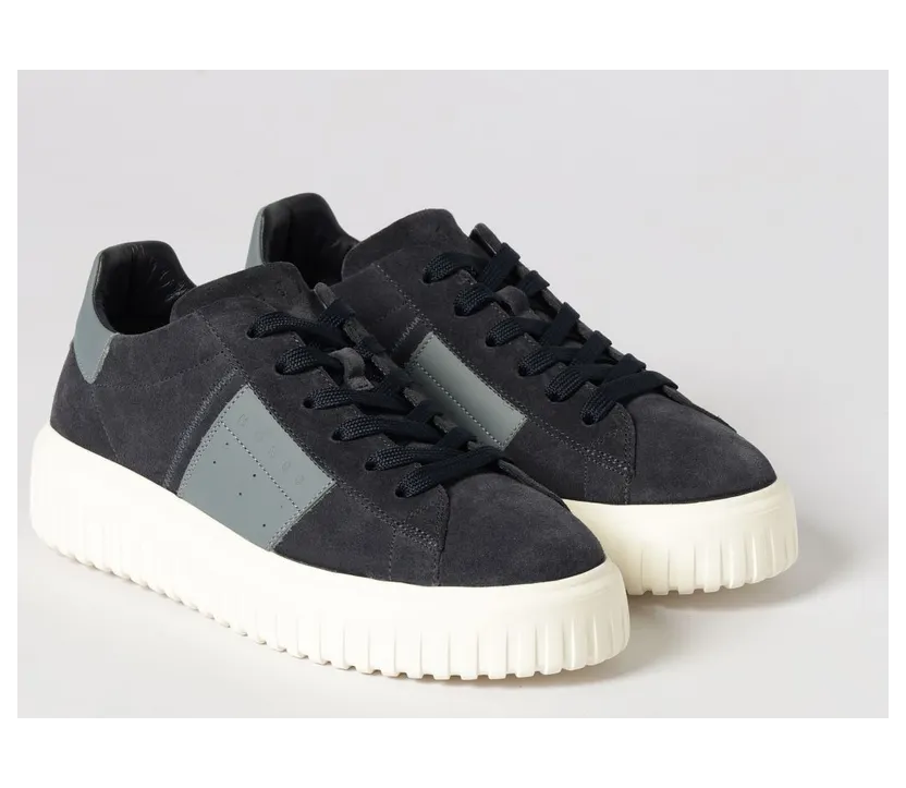 Hogan H-Stripes Suede Sneakers Blue (HXM6450FO7TUHO783O)