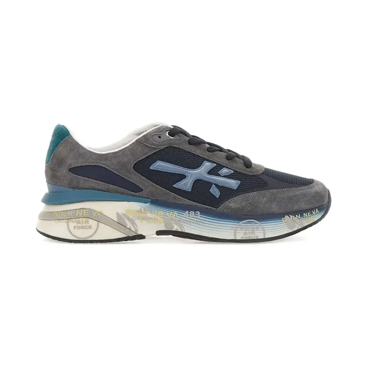 Premiata met logo en hak “Blue” (MOERUN7772)