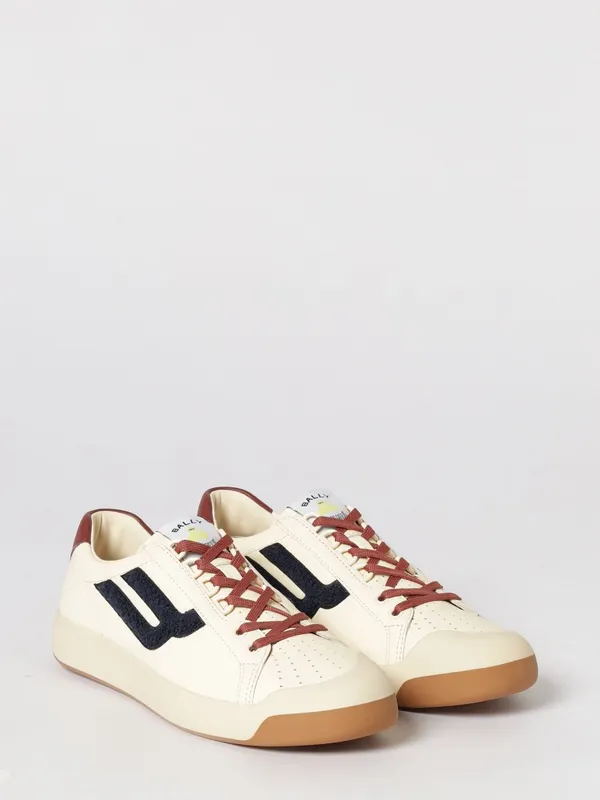 Bally Competition Bicolor Leather Low-Top with Shell Toe Natural (MSK0GBVT012I1X3)