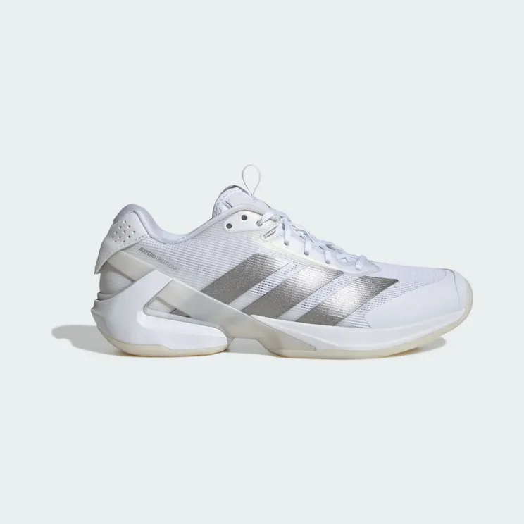 adidas Adizero Ubersonic 5 Tennis “Cloud White / Silver Metallic / Cloud White” (IH8103)