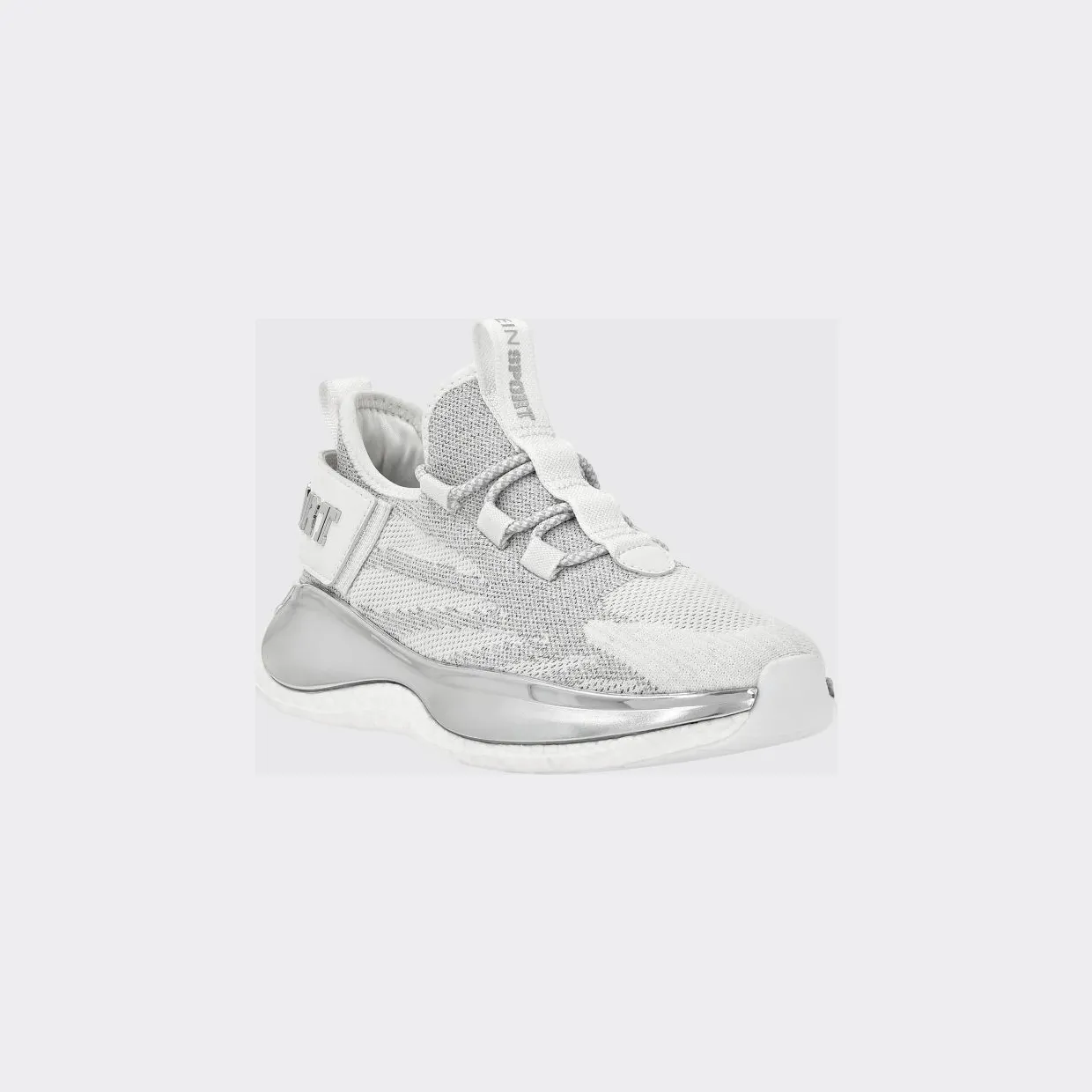 Plein Sport The Iron Tiger Gen. X.02 Knit Sneakers with a Chunky Sole White (SACSUSC0429STE003N01)