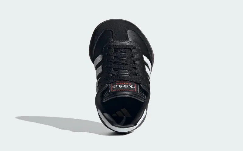 adidas Samba Indoor Core Black Cloud White Vivid Red (IH6000)