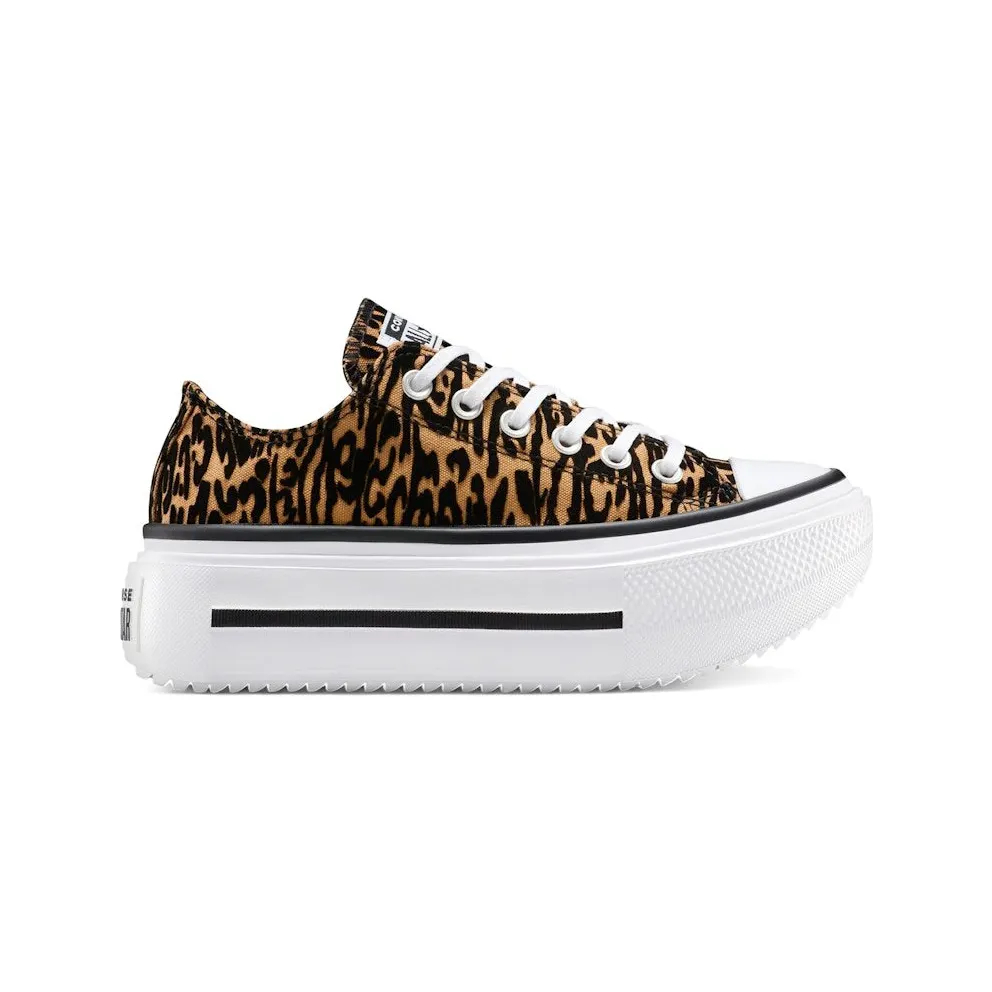 Converse Chuck Taylor All Star Lift Double Stack Platform Leopard Print (A16405C)