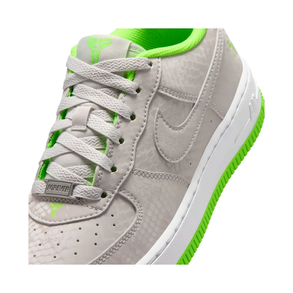 Nike Air Force 1 Low GS “Vast Grey / White / Electric Green” (IO4610-002)