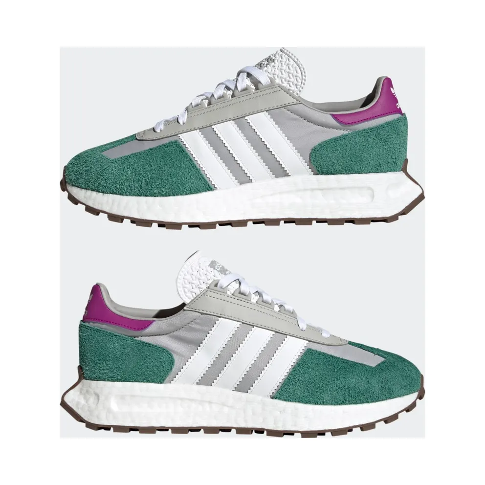Adidas Retropy E5 Grey Two / Cloud White / Collegiate Green (H03076)