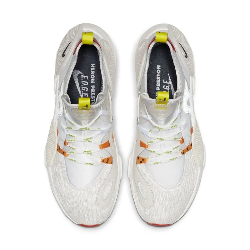Nike Huarache Edge Heron Preston White White/Grey-Yellow-Red (CD5779 100)