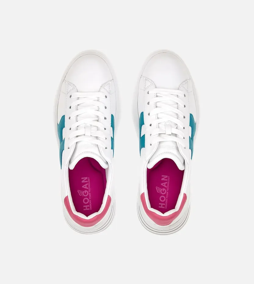 Hogan Rebel White Pink Green (HXW5640DN61QZB0SRW) (3)