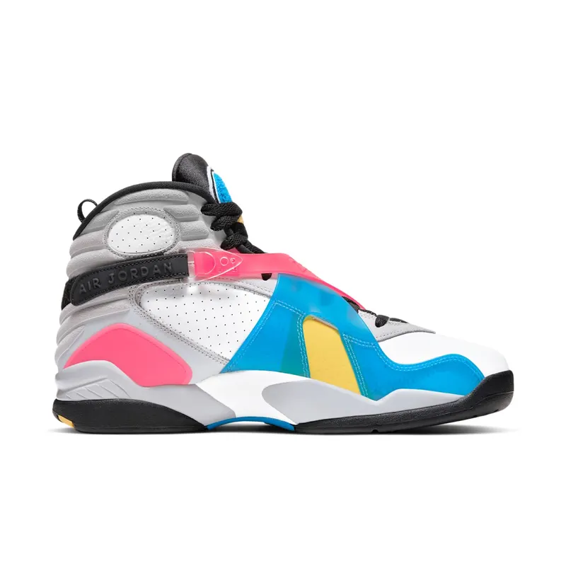 Jordan 8 SP Retro SE White Multicolor White/Black-Red Orbit (BQ7666-100)