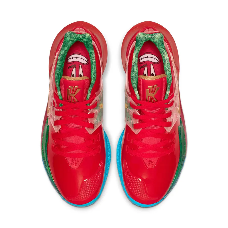 Nike Kyrie 2 Low Spongebob Mr Krabs University Red/Metallic Gold (CJ6953-600/CJ6952-600)