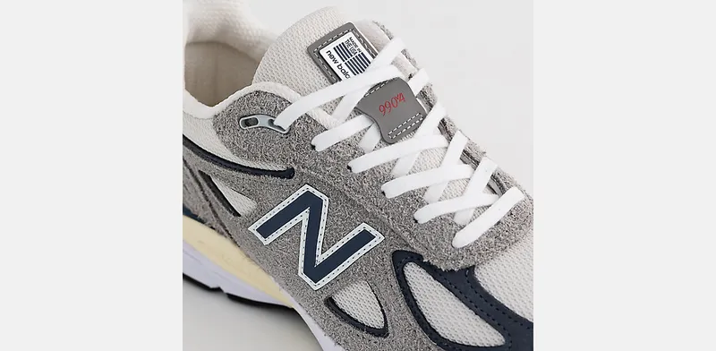 New Balance 990v4 “Made in USA – Grey/Navy” (U990TA4)