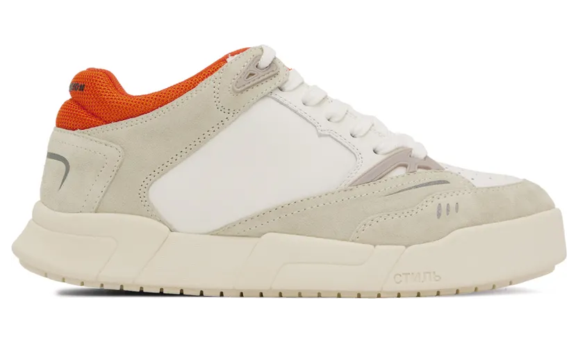 Heron Preston Low Key “White/Orange” (HMIA025F22LEA0012001)