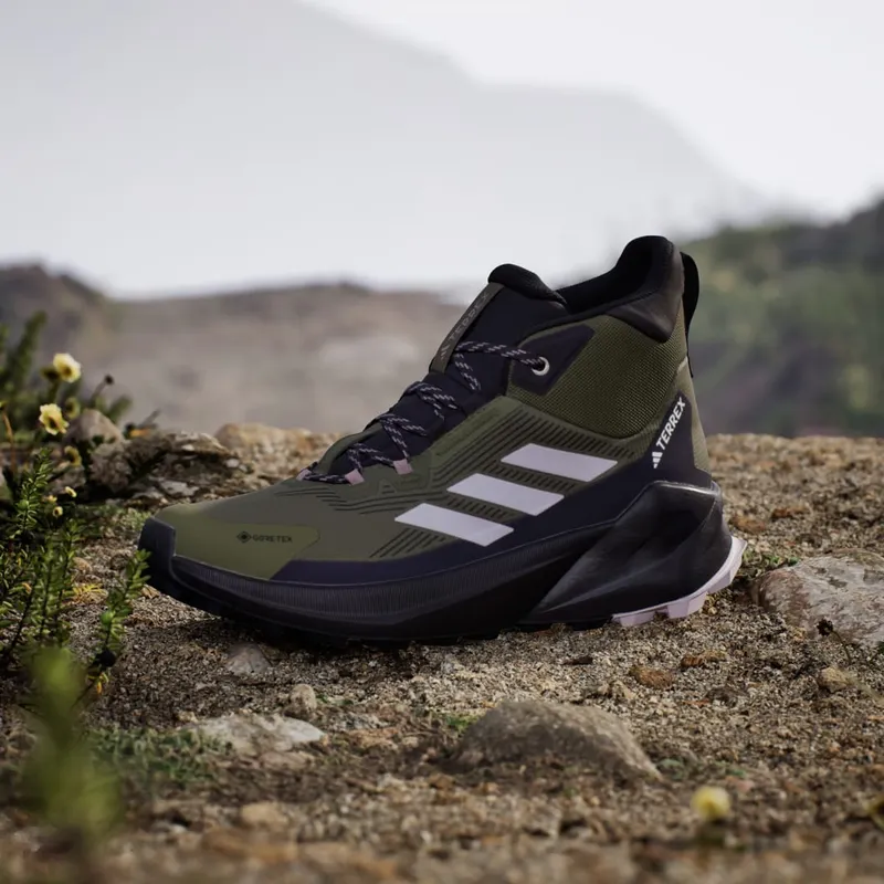 Adidas Terrex Trailmaker 2.0 Mid GORE-TEX Hiking Olive Strata / Silver Dawn / Aurora Black (IE9067)
