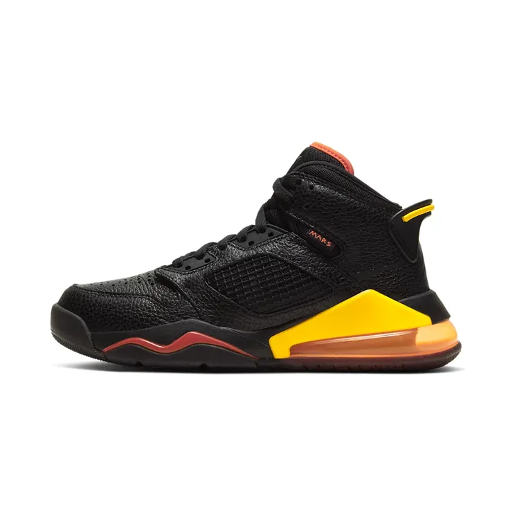 Air Jordan Mars 270 (GS) “Black / Team Orange / Amarillo” (BQ6508-009)
