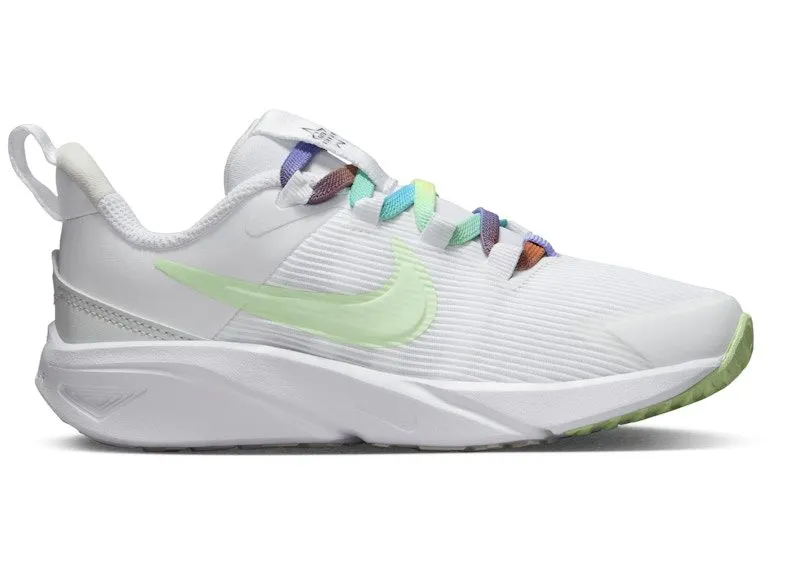 Nike Star Runner 4 Next Nature SE White Photon Dust Total Orange Vapor Green (FN4980-100)