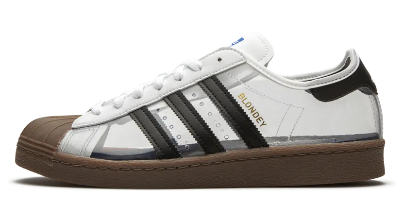 Adidas Blondey McCoy x Superstar 80 ‘Clear’ Cloud White/Core Black/Gum (EF1028)